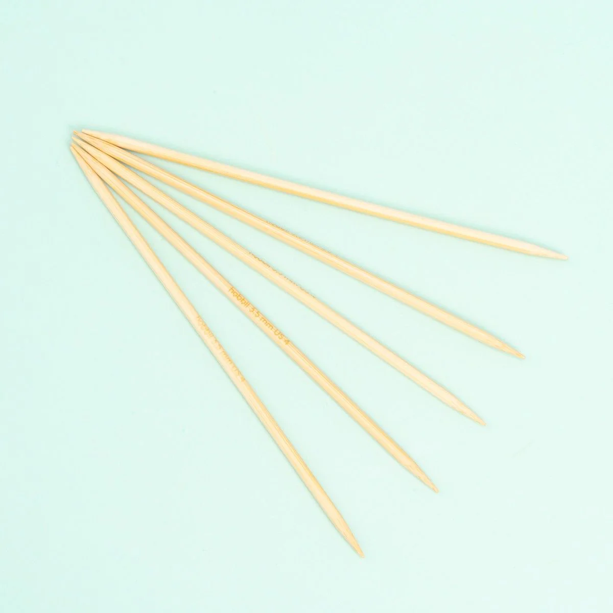 Druty podwójne Bamboo - 15 cm - Image 3